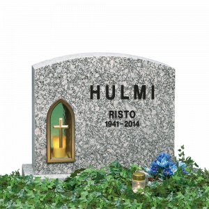 Hautakivi Risto Hulmille, kaunis muisto.