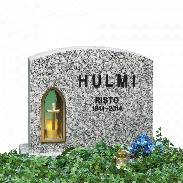Hautakivi Risto Hulmille, kaunis muisto.