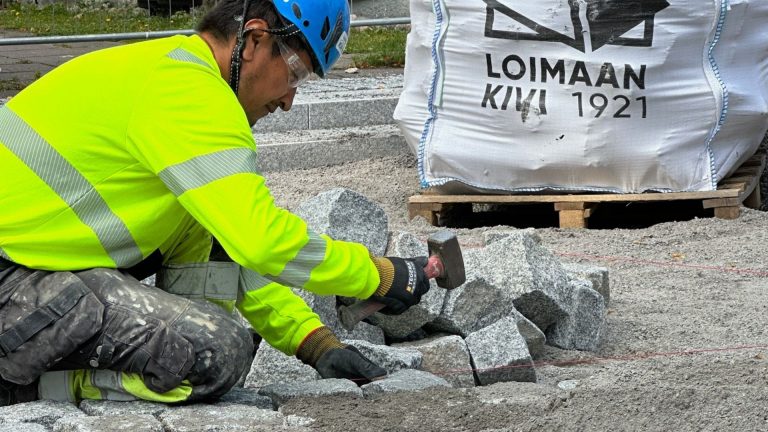 kierrätyskivi kotimainen graniitti vastuullinen valinta ekologisuus uusiokäyttö rakennuskivi
